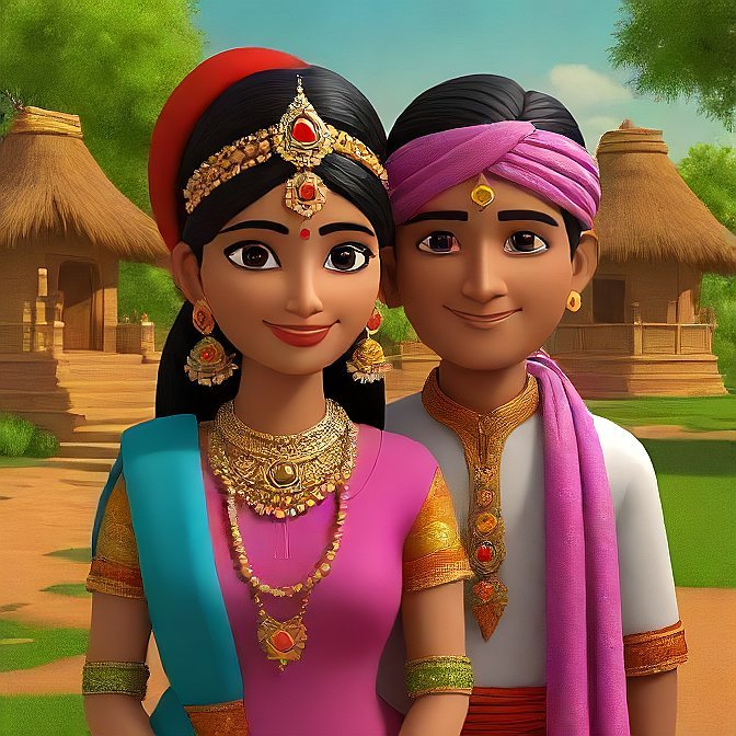 3D cartoon character art